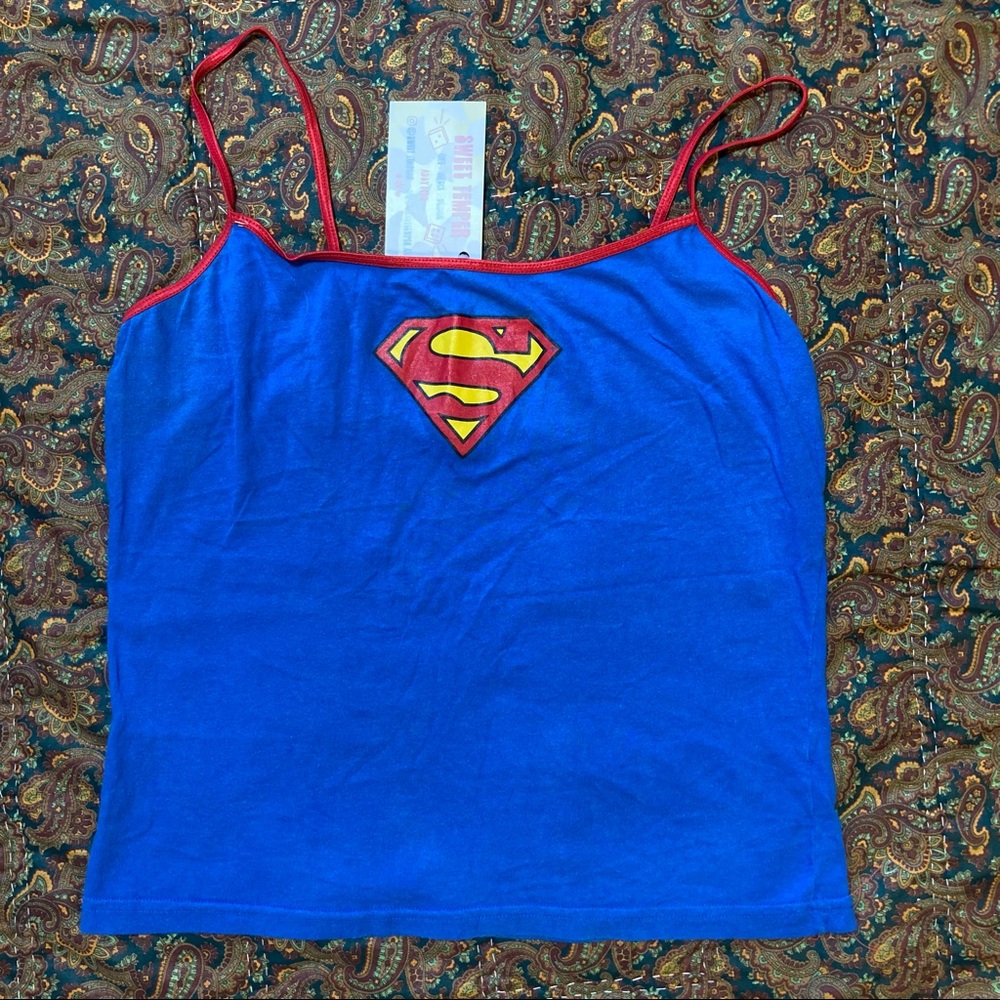 Vintage 70s Supergirl tank sz L